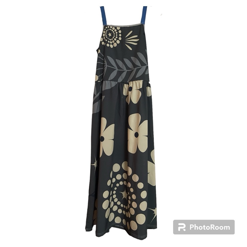 3/$15 Girls Dress Emma & Elsa 14/16Y Blue/Gray Floral Starburst